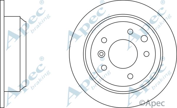 APEC BRAKING Bremžu diski DSK719